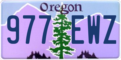 OR license plate 977EWZ
