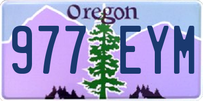 OR license plate 977EYM