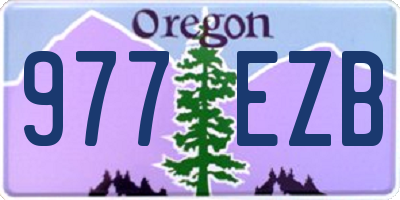 OR license plate 977EZB