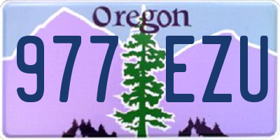 OR license plate 977EZU