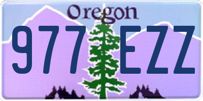 OR license plate 977EZZ