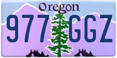 OR license plate 977GGZ