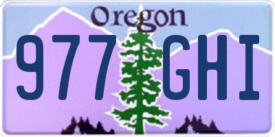 OR license plate 977GHI