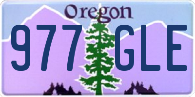 OR license plate 977GLE