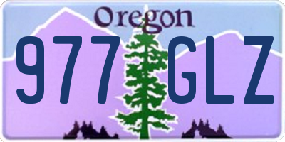 OR license plate 977GLZ