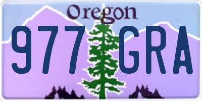 OR license plate 977GRA