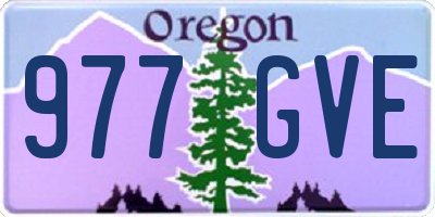 OR license plate 977GVE