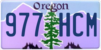 OR license plate 977HCM