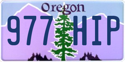 OR license plate 977HIP
