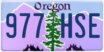 OR license plate 977HSE