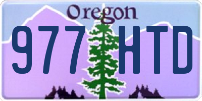 OR license plate 977HTD