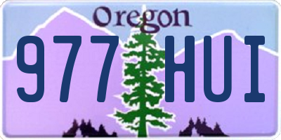 OR license plate 977HUI