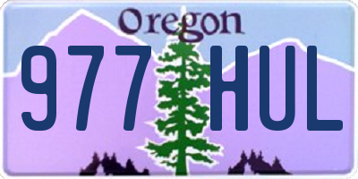 OR license plate 977HUL