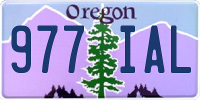 OR license plate 977IAL