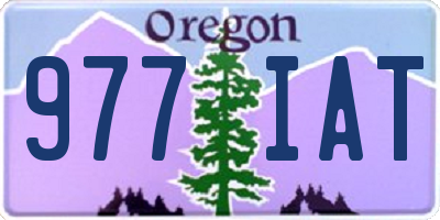 OR license plate 977IAT