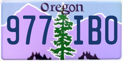 OR license plate 977IBO
