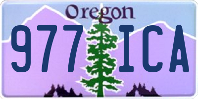 OR license plate 977ICA