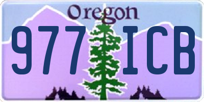 OR license plate 977ICB