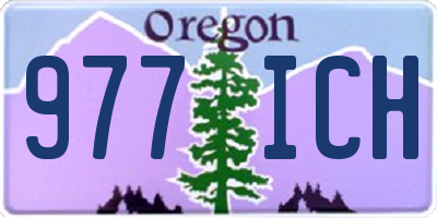 OR license plate 977ICH