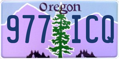 OR license plate 977ICQ