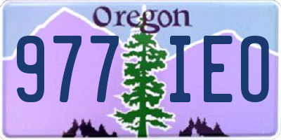 OR license plate 977IEO
