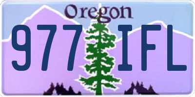 OR license plate 977IFL