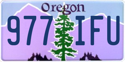 OR license plate 977IFU