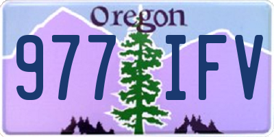 OR license plate 977IFV