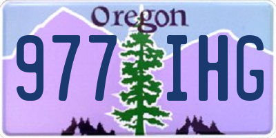 OR license plate 977IHG