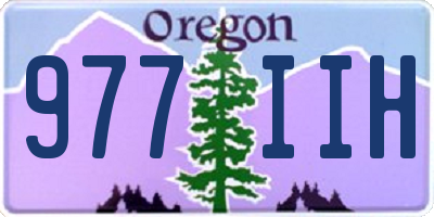 OR license plate 977IIH