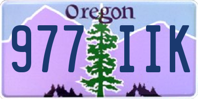 OR license plate 977IIK