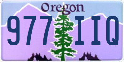 OR license plate 977IIQ