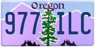 OR license plate 977ILC