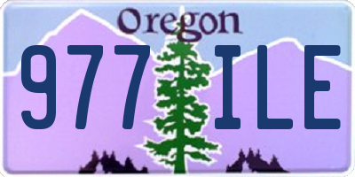 OR license plate 977ILE