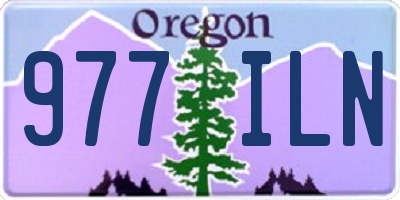 OR license plate 977ILN