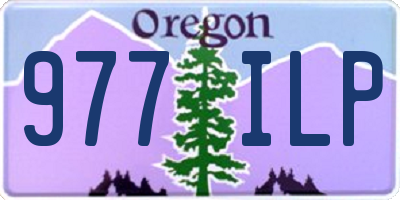 OR license plate 977ILP