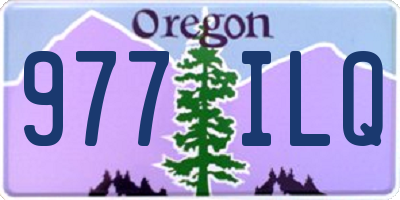 OR license plate 977ILQ