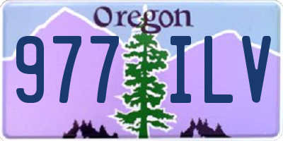 OR license plate 977ILV