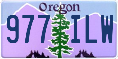 OR license plate 977ILW