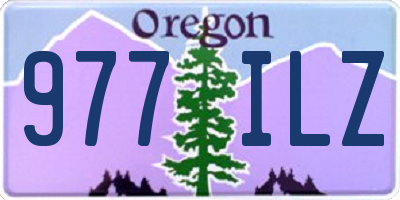OR license plate 977ILZ