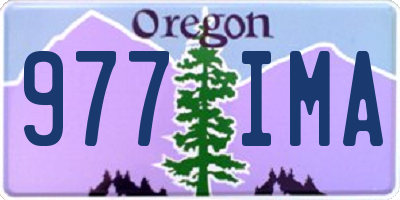 OR license plate 977IMA