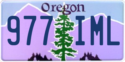 OR license plate 977IML