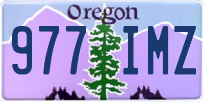 OR license plate 977IMZ