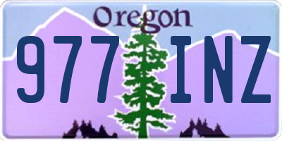 OR license plate 977INZ
