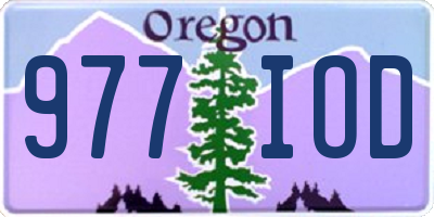 OR license plate 977IOD