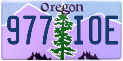 OR license plate 977IOE