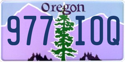 OR license plate 977IOQ