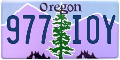 OR license plate 977IOY