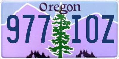 OR license plate 977IOZ