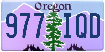 OR license plate 977IQD